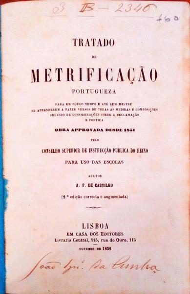 TRATADO DE METRIFICAÃ‡ÃƒO PORTUGUEZA.