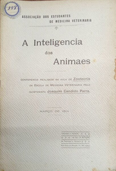 A INTELIGÃŠNCIA DOS ANIMAIS.