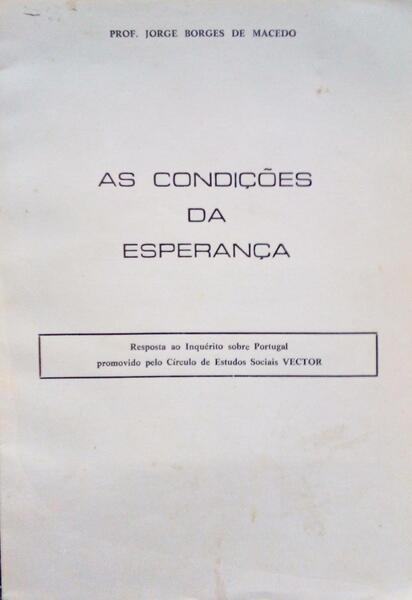 AS CONDIÃ‡Ã•ES DA ESPERANÃ‡A.