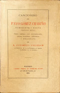 CANCIONERO DE PAYO GÃ“MEZ CHARIÃ‘O.