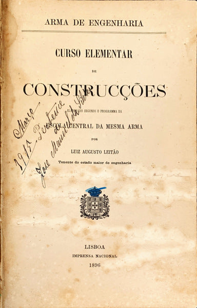 CURSO ELEMENTAR DE CONSTRUCÃ‡Ã•ES.