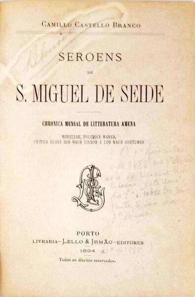 SEROENS DE S. MIGUEL DE SEIDE.