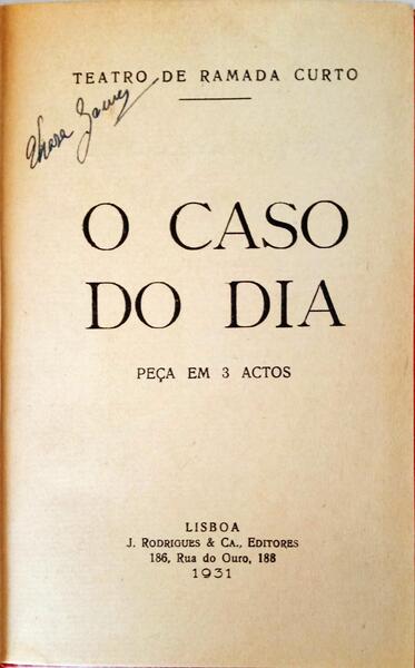 O CASO DO DIA.