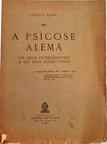 A PSICOSE ALEMÃƒ.