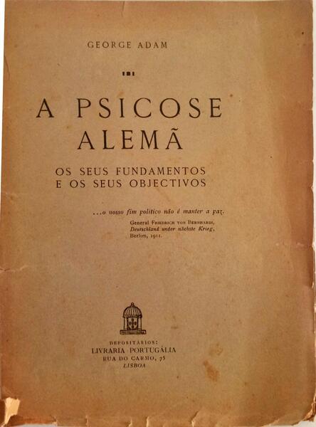 A PSICOSE ALEMÃƒ.