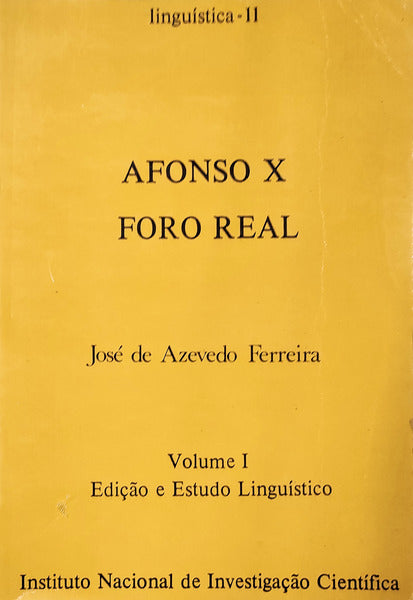 AFONSO X. FORO REAL.