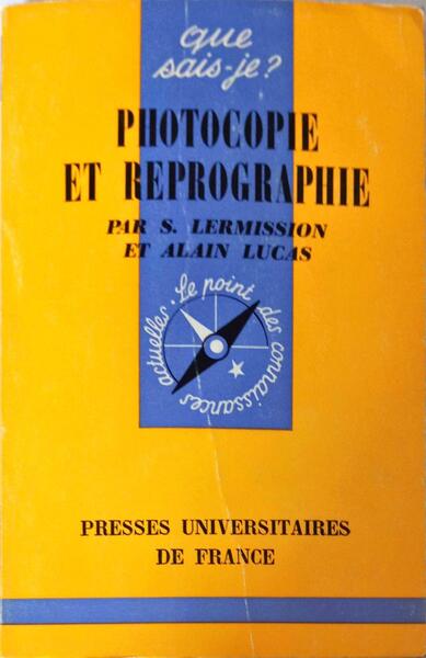 PHOTOCOPIE ET REPROGRAPHIE.