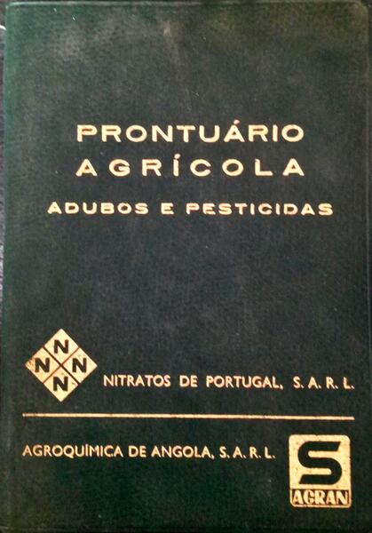 PRONTUÃRIO AGRÃCOLA: ADUBOS E PESTICIDAS.