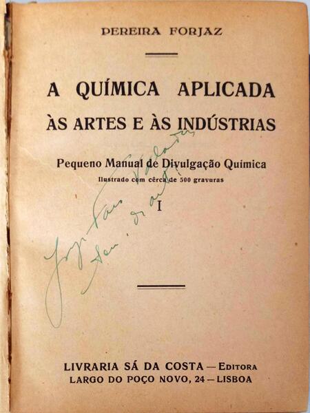 QUÃMICA APLICADA Ã€S ARTES E Ã€S INDÃšSTRIAS.