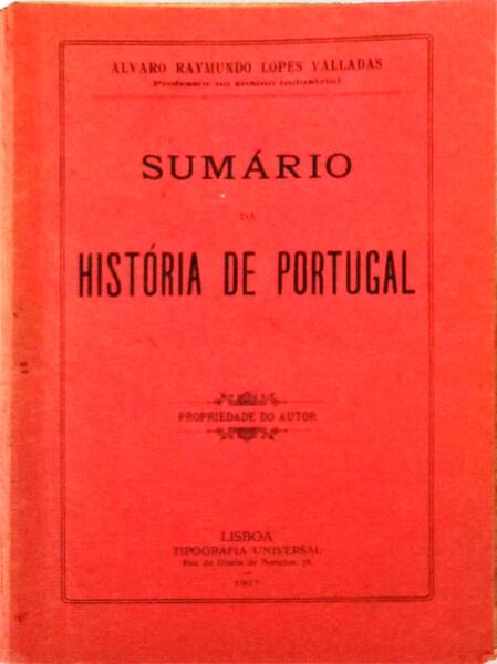 SUMÃRIO DA HISTÃ“RIA DE PORTUGAL.