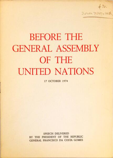 ASSEMBLEIA (NA) DAS NAÃ‡Ã•ES UNIDAS.