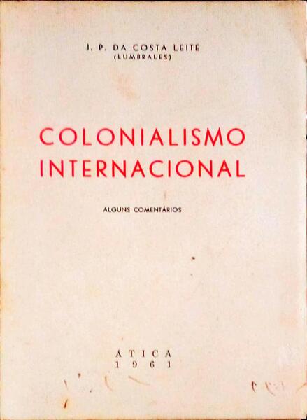 COLONIALISMO INTERNACIONAL.