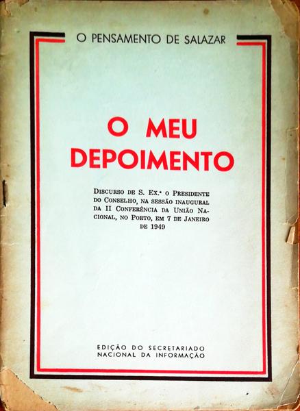 O MEU DEPOIMENTO.