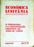 OPERARIADO (O) E A CONCENTRAÃ‡ÃƒO INDUSTRIAL NA ZONA DE LISBOA.