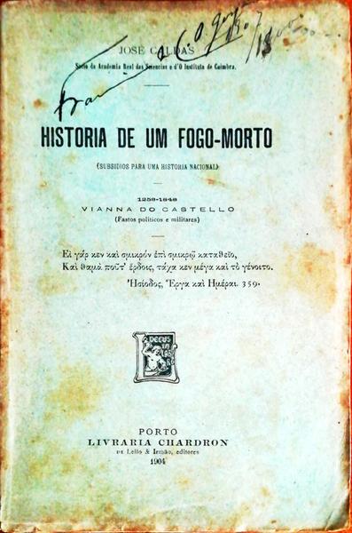 HISTÃ“RIA DE UM FOGO-MORTO.