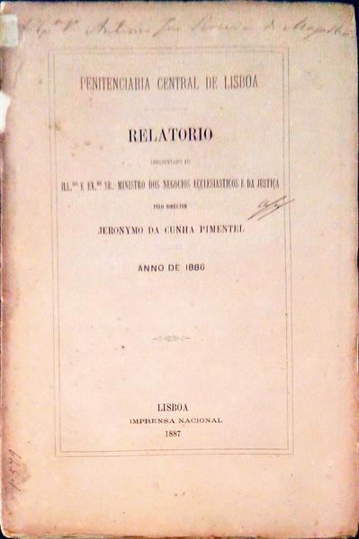 RELATORIO APRESENTADO AO ILL. E EXMO SR. MINISTRO DOS NEGOCIOS ECCLESIASTICOS E DA JUSTIÃ‡A.