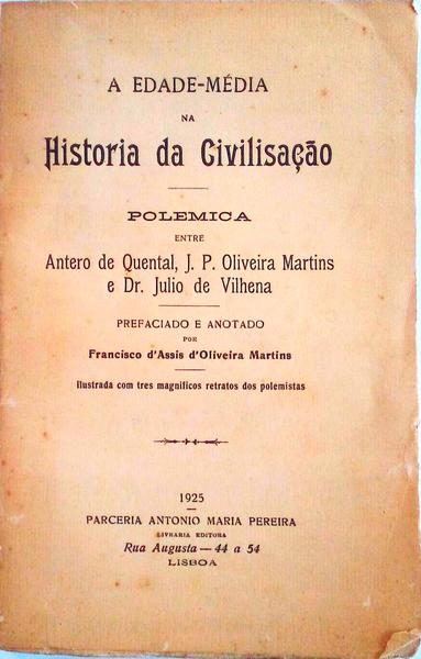 A EDADE-MÃ‰DIA NA HISTÃ“RIA DA CIVILISAÃ‡ÃƒO.
