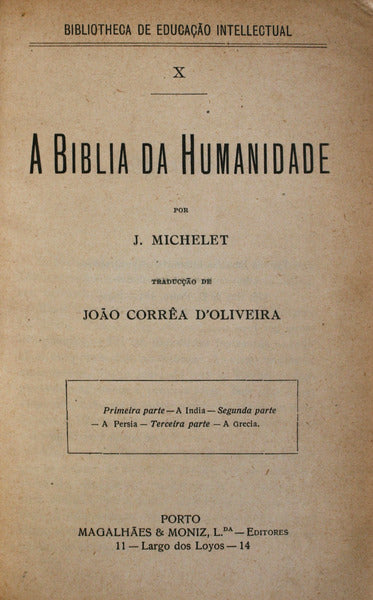 A BIBLIA DA HUMANIDADE.