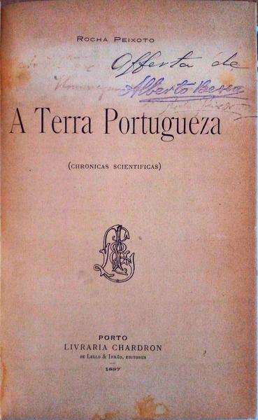 A TERRA PORTUGUEZA, CHRONICAS SCIENTIFICAS.