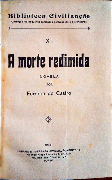 A MORTE REDIMIDA.