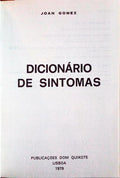DICIONÃRIO DE SINTOMAS.