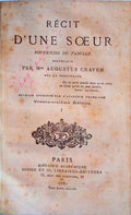 RÃ‰CIT D'UNE SOEUR, SOUVENIRS DE FAMILLE.
