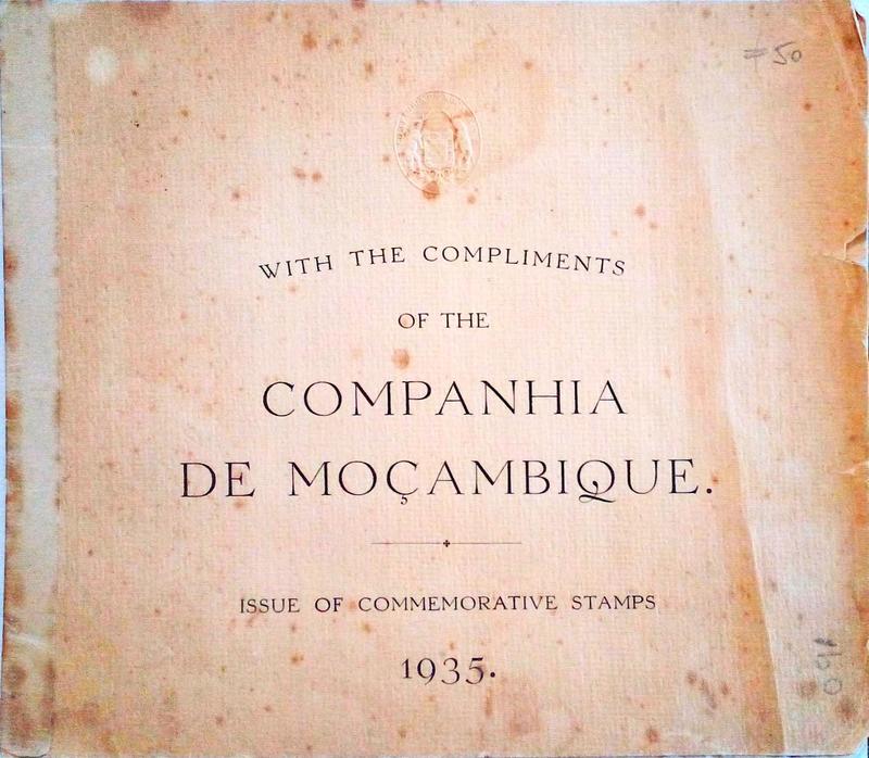 ISSUE OF COMMEMORATIVE STAMPS. WITH THE COMPLIMENTS OF THE COMPANHIA DE MOÃ‡AMBIQUE.