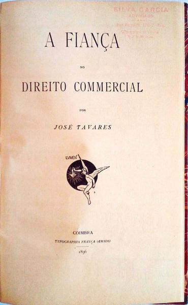 A FIANÃ‡A NO DIREITO COMMERCIAL.