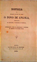 NOTICIA DO ESTADO EM QUE SE ACHA O POVO DE ANGOLA.