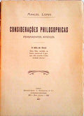 CONSIDERAÃ‡Ã•ES PHILOSOPHICAS. PENSAMENTOS MYSTICOS.