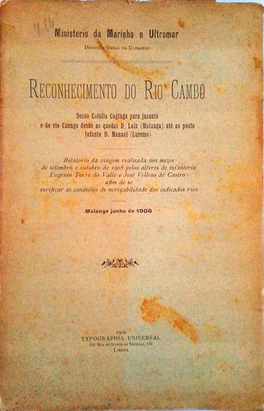 RECONHECIMENTO DO RIO CAMBO.