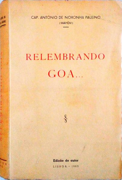 RELEMBRANDO GOA.