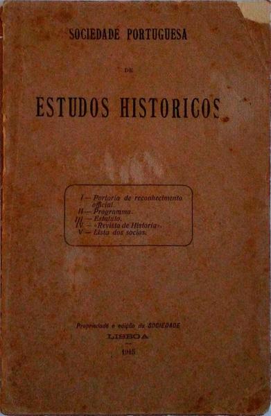 SOCIEDADE PORTUGUESA DE ESTUDOS HISTÃ“RICOS.