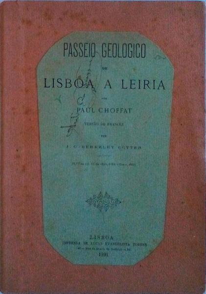 PASSEIO GEOLÃ“GICO DE LISBOA A LEIRIA.