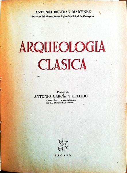 ARQUEOLOGIA CLASICA.