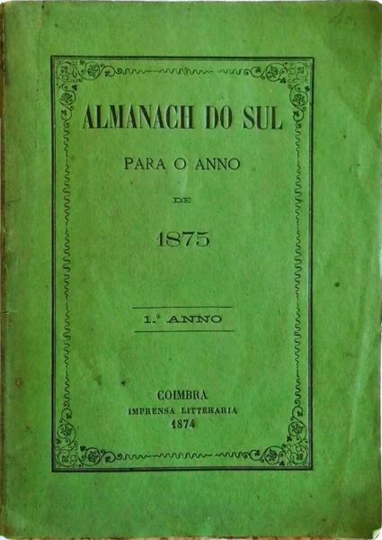 ALMANACH DO SUL PARA O ANO DE 1875.