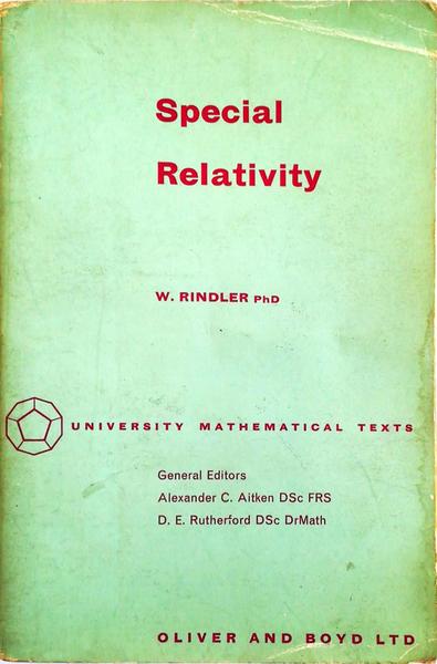 SPECIAL RELATIVITY.