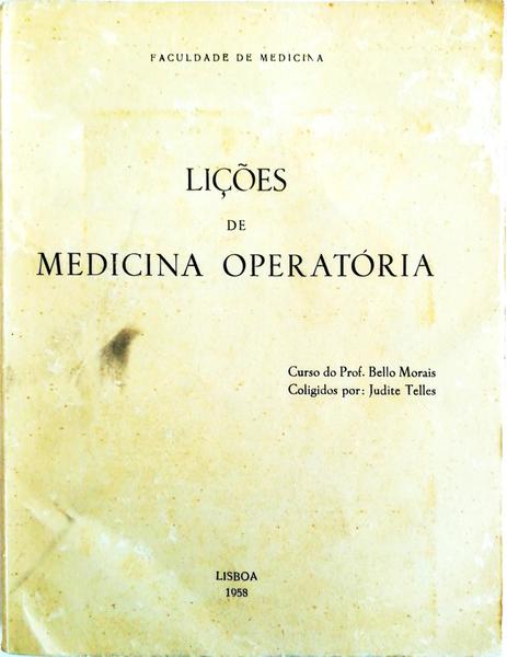 LIÃ‡Ã•ES DE MEDICINA OPERATÃ“RIA.