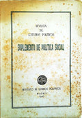 REVISTA DE ESTUDOS POLÃTICOS: SUPLEMENTO DE POLÃTICA SOCIAL [2].