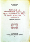 NOTE SUR LA DÃ‰CORATION DE L'Ã‰GLISE DE L'ABBAYE CISTERCIENNE DE SANTA MARIA DE CÃ“S ALCOBAÃ‡A.