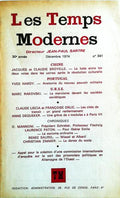 LES TEMPS MODERNES (RÃ‰VUE MENSUELLE).