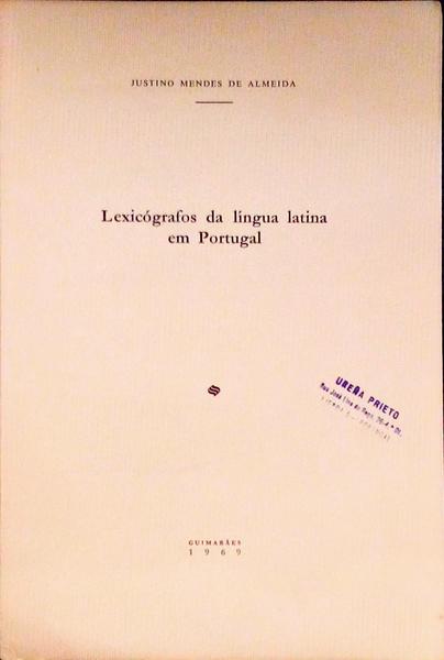 LEXICÃ“GRAFOS DA LINGUA LATINA.