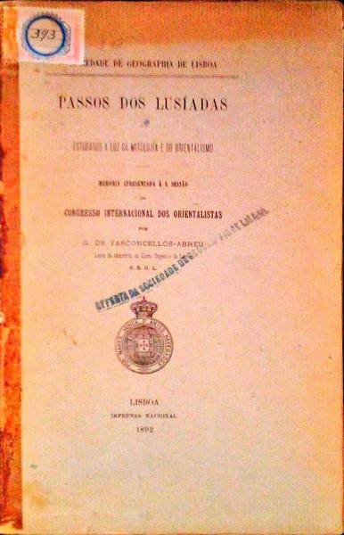 PASSOS DOS LUSÃADAS.