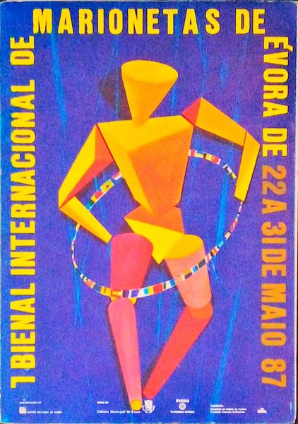 BIENAL (1Âª) INTERNACIONAL DE ANTIGUIDADES DE MARIONETAS DE Ã‰VORA DE 22 A 31 DE MAIO DE 87.