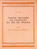 FASTOS MILITARES DA OCUPAÃ‡ÃƒO DO SUL DE ANGOLA.