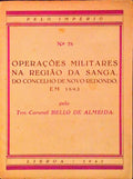 OPERAÃ‡Ã•ES MILITARES NA REGIÃƒO DA SANGA, DO CONCELHO DE NOVO REDONDO EM 1893.