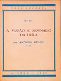 A MISSÃƒO E SEMINÃRIO DA HUÃLA.