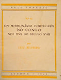 UM MISSIONÃRIO PORTUGUÃŠS NO CONGO NOS FINS DO SÃ‰CULO XVIII.