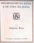 RECORDAÃ‡Ã•ES DA SCENA E DE FORA DA SCENA.