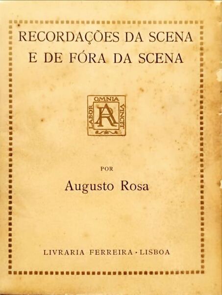 RECORDAÃ‡Ã•ES DA SCENA E DE FORA DA SCENA.